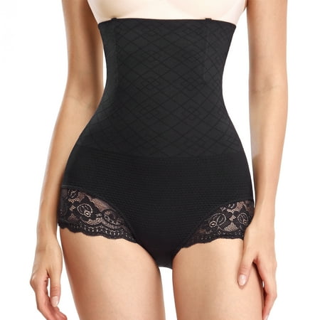 

Junlan Women Body Shaper Hi-Waist Butt Lifter Panty Waist Trainer Shapewear(Black XS/S)