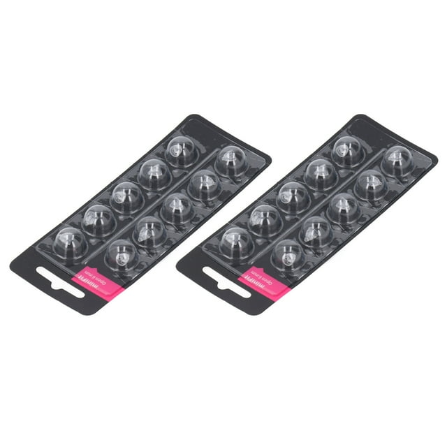 Sound 20pcs Double Vent Bass Domes Single Layer Silicone Replacement Open Vent Bass Domes Transparent for Minifit