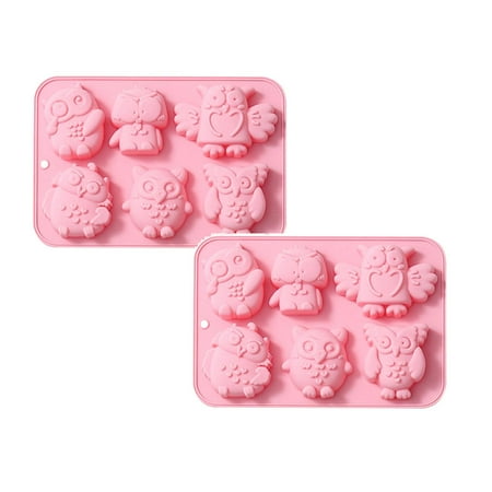 

Fruit Shaped Silicone Molds 6 Even Different Owl Baking Tools Chocolate Silicone Flip Candy Cake