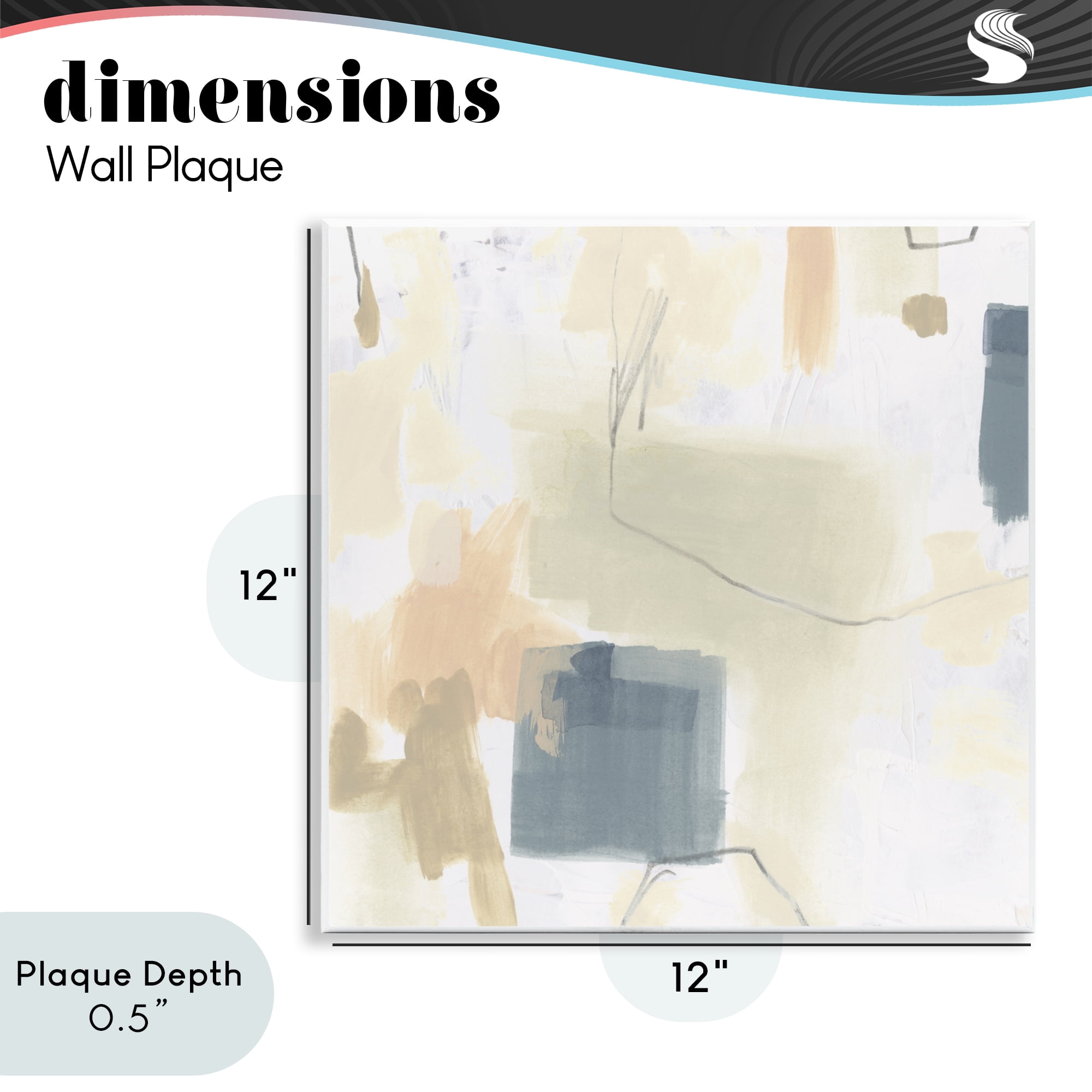 Stupell Industries Minimal Plaster Line Wall Plaque Art, design by June Erica Vess