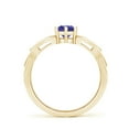 thumbnail image 2 of Angara Natural 0.5 Ct. Tanzanite Solitaire Ring in 14K Yellow Gold for Women (Ring Size: 11.5), 2 of 9