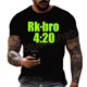 thumbnail image 3 of Camiseta con estampado 3D para hombre y niño, camisa deportiva de cuello redondo, con estampado de luchadores famosos, de la calle, 2023, 3 of 4