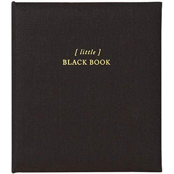 C.R. Gibson Black 'Little Black Book' Refillable 6Ring Address Book