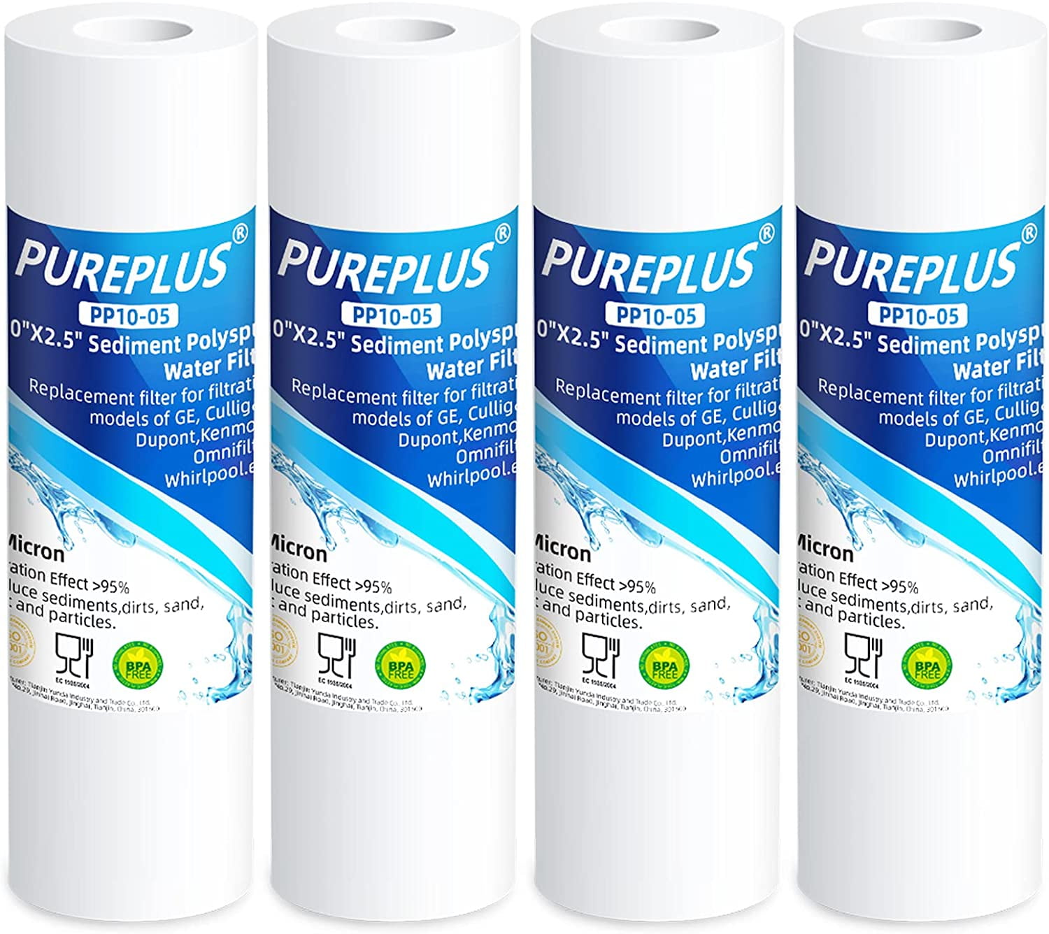 24 Pack 5620605 10x2.5 Water Filters SpiroPure Replacement for 3M Aqua-Pure AP124 
