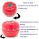 thumbnail image 3 of Kitchen Craft Mechanical Wind Up 60 Minutes Timer 360 Degree Rotating Tomato Shape Cooking Timer, 3 of 4