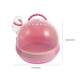 thumbnail image 2 of LEORX 2PCS Handheld Cage with ABS Material for Pet Owners and Small Animals, 2 of 8