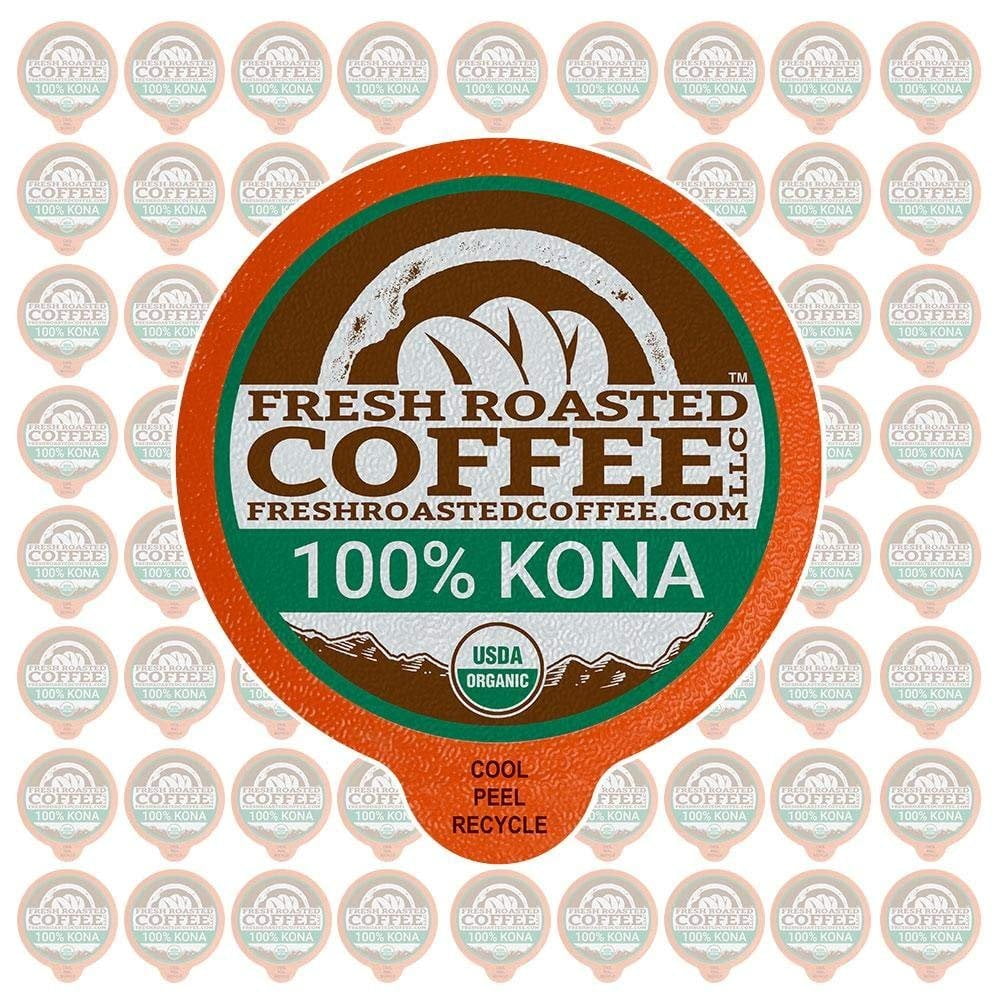 Organic 100% Hawaiian Kona Coffee Pods 