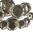 thumbnail image 4 of DecMode Silver Aluminum Metal Plate Wall Decor with Uneven Edges, 4 of 7