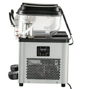 VEVORbrand Slushy Machine, 2x6 L Daiquiri Machine , Stainless Steel Frozen Drink Slush Machine, Slushie Machine ,White