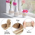 thumbnail image 3 of GFDYREE 9 Rolls Jute Ribbons,Lace Craft Ribbon Burlap 18 Meters for Crafts Wraping Gifts Party Holiday and Rustic Wedding Decorations, 3 of 7