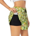 thumbnail image 2 of Disketp Cartoon Dinosaurs,Cute Dinosaurs Print Women's Shorts Workout Shorts for Athletic Gym Running Shorts with Phone Pockets Medium, 2 of 8