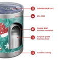 thumbnail image 4 of 12oz Tumblers Green Christmas Baking Pattern Vacuum Insulated Stainless Steel Travel Tumbler Cups Mug with Lid and Straw for Beer,Coffee,Beverages with Cleaning Brush for Cold & Hot Drinks, 4 of 5