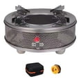 thumbnail image 4 of koolsoo Camping Gas Burner Convenient Compact Mini Burner for Outdoor Cooking Picnic Argent, 4 of 9