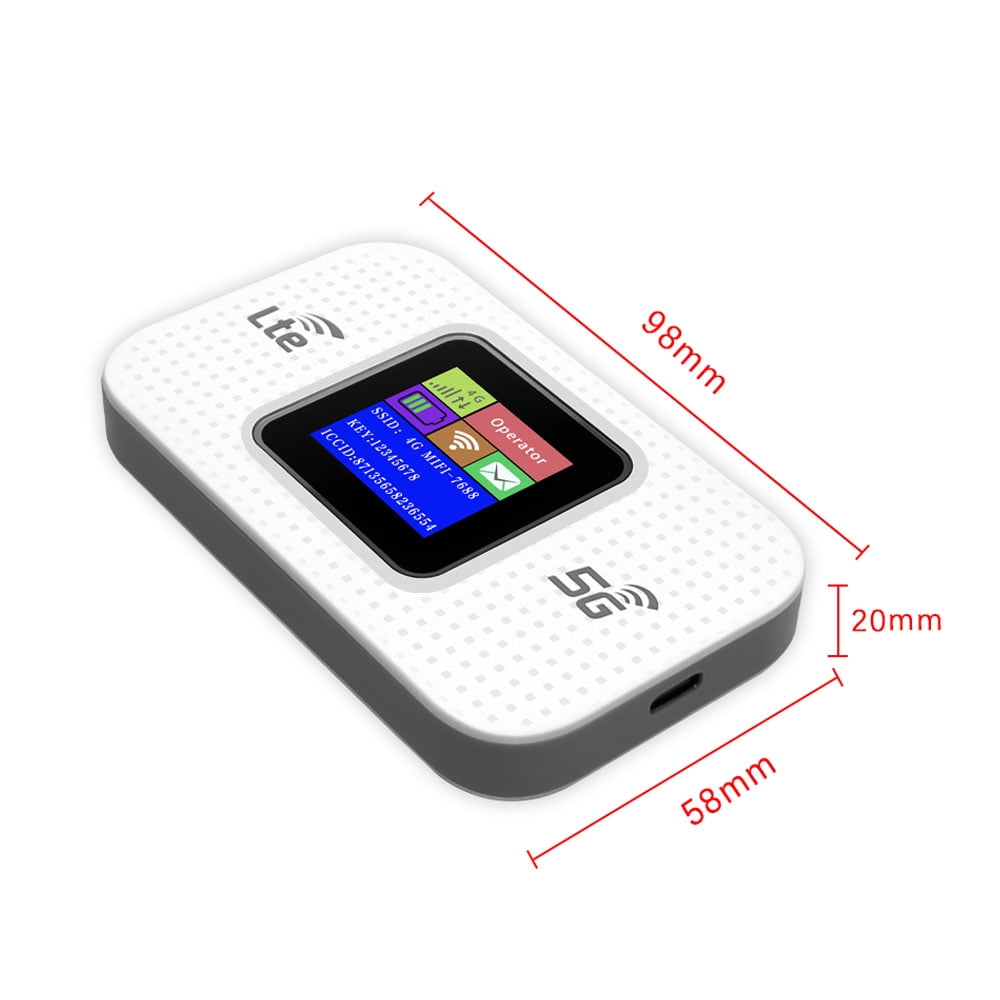Portable Travel WiFi Router with Unlimited Satellite Internet & High Speed