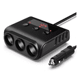 thumbnail image 1 of Cargador Auto Celular 3 Encendedor Cigarrillo + 4 Usb 100w Negro, 1 of 5