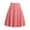 Red, variant on Women Skirts Retro Stripes Polyester Knee Length Daily Casual Wear