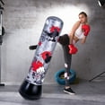thumbnail image 4 of Hxlazmoo Inflatable Freestanding Punching Bag for All Ages - Durable PVC Boxing Training Column for Indoor/Outdoor Fitness, 4 of 8