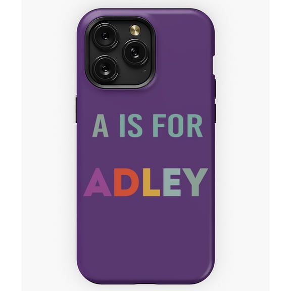 A is for Adley Funny 93 YouTuber Fan Graphic A7111 Phone Case for iPhone 11 to 17 Pro Max
