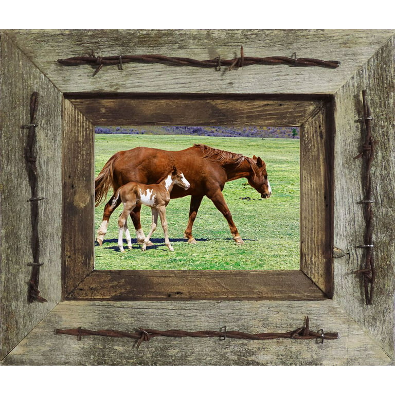 4x6 Western Picture Frames, Medium Width 3 inch Western Rustic Series