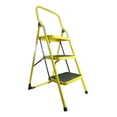 thumbnail image 2 of Escalera Personal De Acero 3 Escalon Amarilla Peldaños Envio Peldaños 706606E, 2 of 5