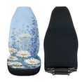 thumbnail image 4 of Uorisanigo Car Seat Covers, Soft Comfort 2 Pcs Daisy Print High Back Seat Covers for Cars, SUVs Pick-up Truck, Auto Interior Accessories Cushions, Automotive Accessories, 4 of 7