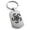 Silver, variant on Stainless Steel Greek Mythology Hydra Engraved Dog Tag Keychain Keyring