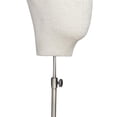 thumbnail image 4 of Maniquí de salón de pelucas de salón de maniquí con cabeza cubierta práctica y modelo de cabezal de peinado con orificio 21 " 53x24cm 145cm 46-62cm, 4 of 8