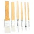 thumbnail image 5 of Raindrops 6Pcs Painting Brush Oil Painting Brush Portable Paintbrushes Pigment Painting Brush for Art Use, 5 of 8
