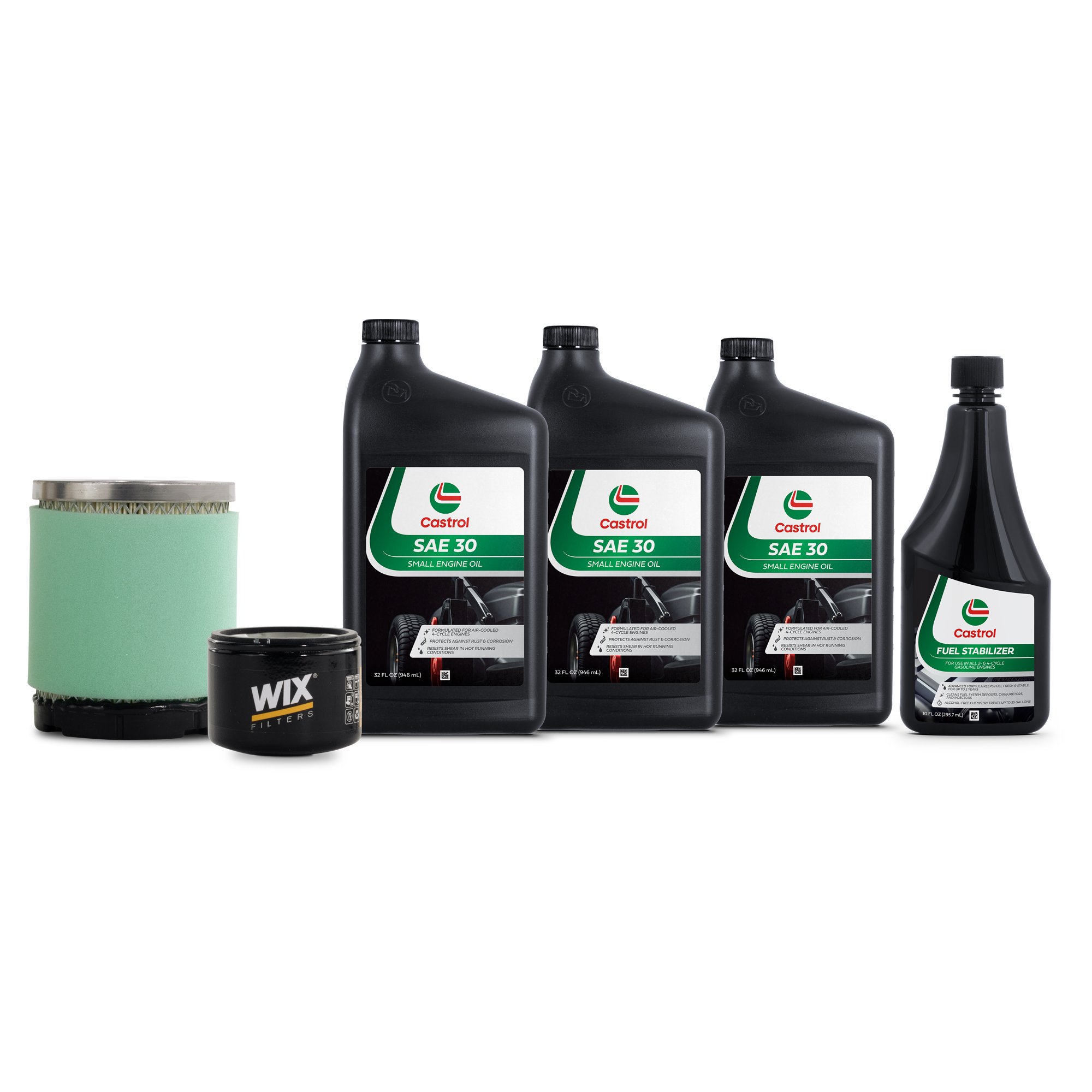 Castrol Lawn Mower Maintenance Kit For Briggs & Stratton CXI V-Twin 20-27HP