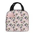 thumbnail image 1 of Easygdp Watercolor Wine Bottle Bolsa Térmica Premium - Tela Oxford Impermeable, Gran Capacidad, Bolsillo Frontal, Unisex para Trabajo, Escuela, Actividades al Aire Libre y Picnics, 1 of 7