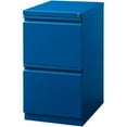 thumbnail image 1 of Bowery Hill 20"D Metal Mobile Pedestal 2-Drawer Filing Cabinet File/File - Blue, 1 of 5
