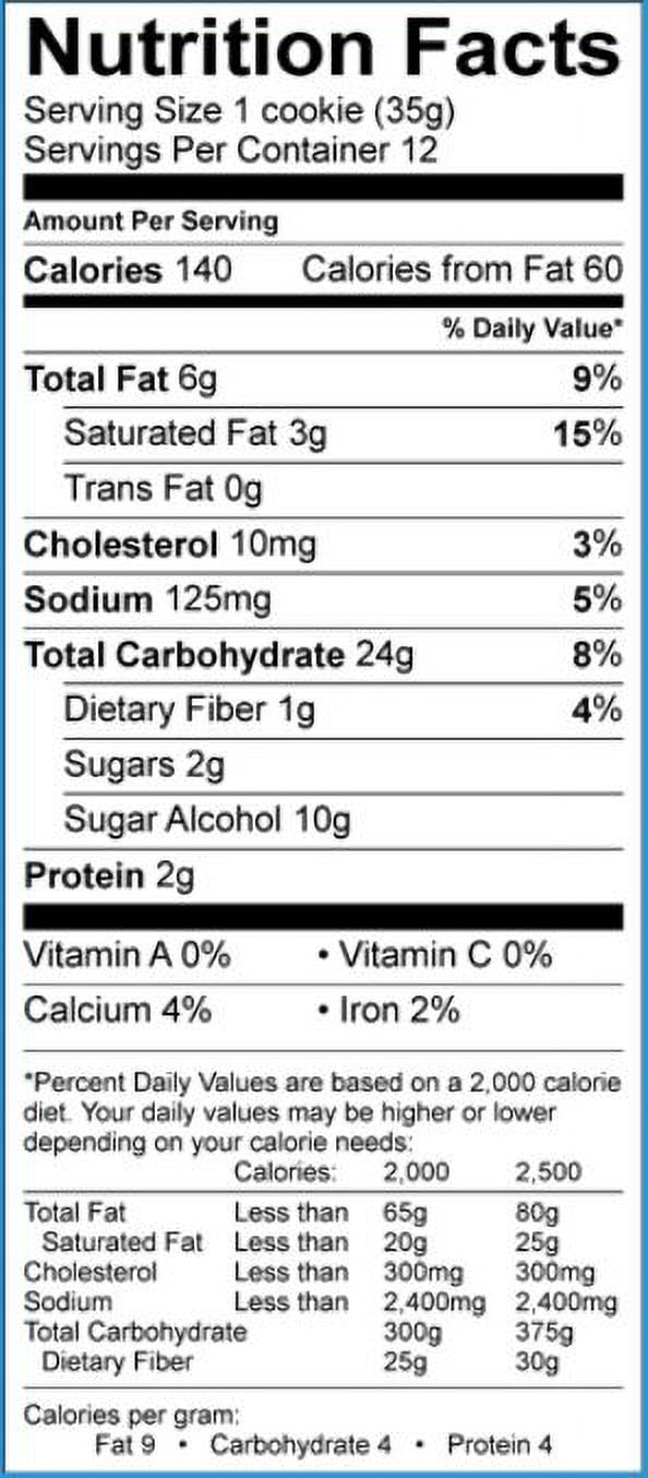 Hill & Valley Cookie No Sugar Added Oatmeal Raisin 15oz (PACK OF 8)