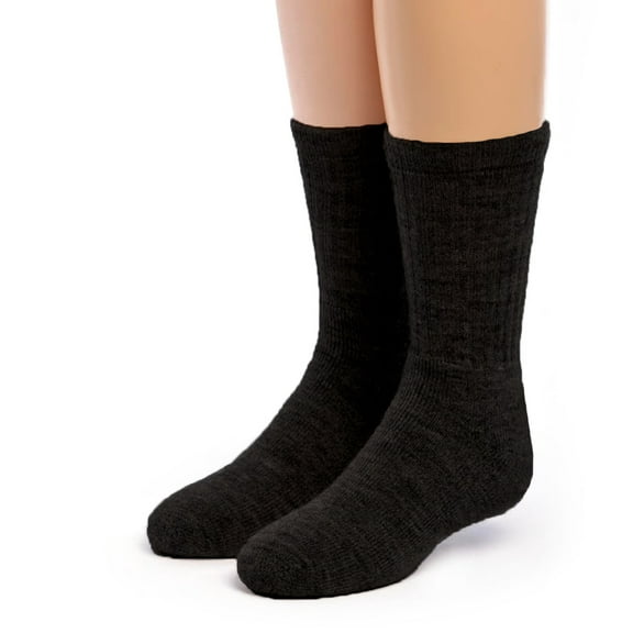 Warrior Alpaca Socks - Kid's Outdoor Crew Alpaca Socks for Boys and Girls