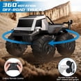 thumbnail image 4 of AUOSHI 1:16 Amphibious Remote Control Car Building Blocks DIY Waterproof RC Truck RC Car Toys Gifts for Kids Adults, 4 of 10