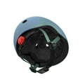 thumbnail image 6 of Scoot & Ride Toddler Kids Bike and Scooter Helmet with LED Light, XXS, Steel, 6 of 7
