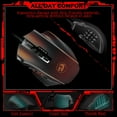 thumbnail image 4 of REDRAGON Gaming Mouse Wired with RGB Light, Computer Mouse Gaming, UP 12400 DPI,12 Side Buttons, MMO Mouse Gaming, 19 Programmable Buttons，Weight Tuning，USB Wired Black Gamer Mouse with Light, 4 of 8