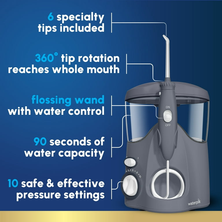 ◯未開封 water pic waterflosser ウルトラウォーター Waterpik Ultra Water Flosser with 10 Settings, 6 Tips, ADA