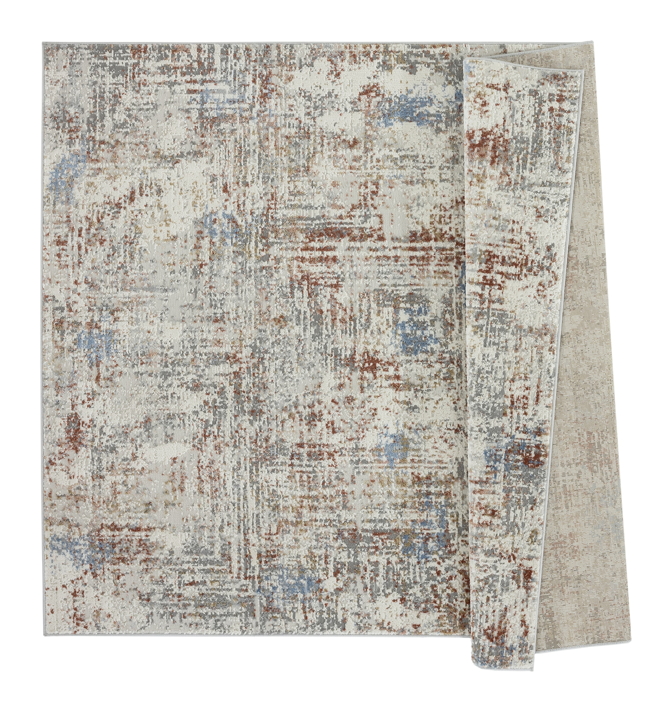 United Weavers Hyperion Telesto Transitional Abstract Area Rug, Ivory, 9'10" x 13'2"