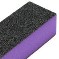 thumbnail image 3 of Black Purple Nail Finishing Polisher 3 Way Buffer Manicure File Polishing Block Smooth Tool, 3 of 6