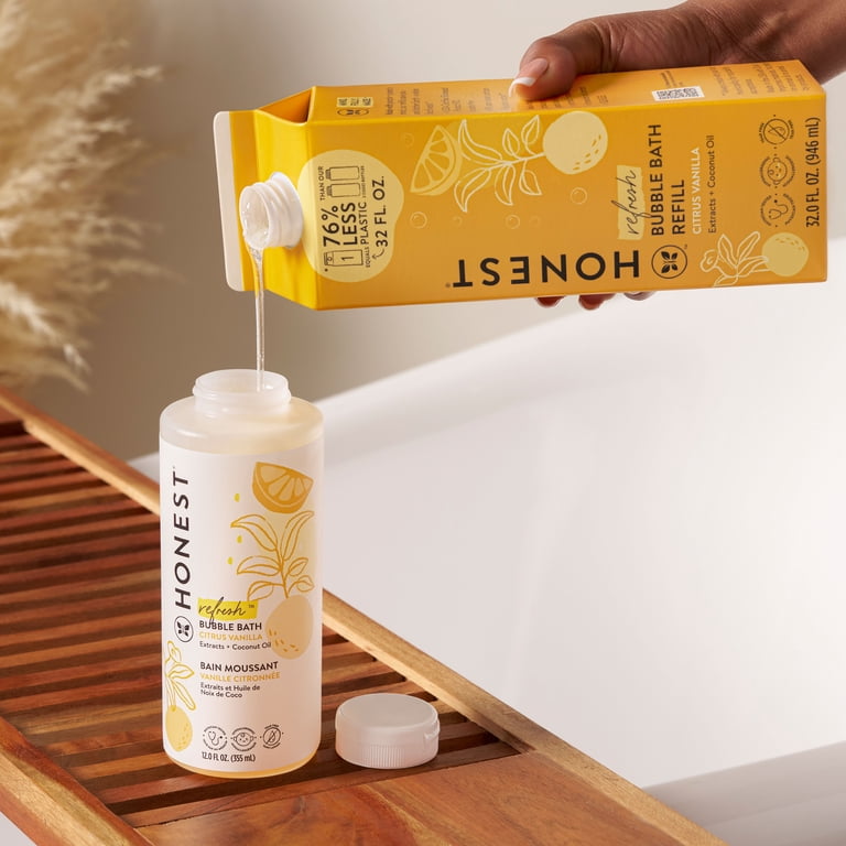 Honest Bubble Bath Refill, Citrus Vanilla, 32 oz photo 4