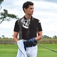 thumbnail image 3 of Fotbe Gothic Skull Drape Camiseta Polo de Golf para Hombre con Estampado – Camisa Deportiva Transpirable con Cuello Abotonado-3X-Large, 3 of 6
