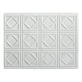 thumbnail image 1 of Fasade Easy Installation Traditional 4 Gloss White Backsplash Panel for Kitchen and Bathrooms (18" x 24" Panel), 1 of 2