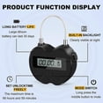 thumbnail image 5 of Smart Time Lock LCD Display Time Lock Multifunction Travel Electronic Timer, Waterproof USB Rechargeable Temporary Timer Padlock, 5 of 5