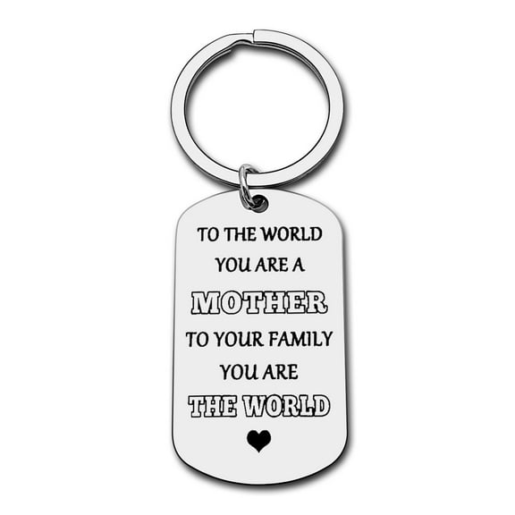 Gift for Mom from Daughter Son Mother Keychain Birthday Christmas Mothers Day Jewelry Gift for Mom Bonus Mom Step Mom Mother in Law Wedding Gift Mom Gift from Husband Friends Sister Mother Jewelry