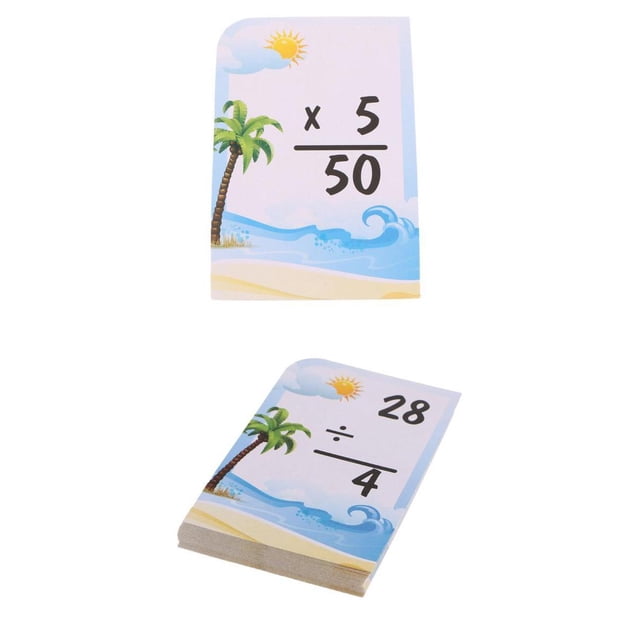 Cartes Éclair d'Apprentissage des Maths pour Enfants 7s Multiplication et Division