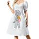 thumbnail image 2 of Lindo elefante comiendo pollo frito / El mejor regalo para los amantes de los elefantes y el pollo frito Vestido sin mangas Vestido para mujer Vestido, 2 of 7