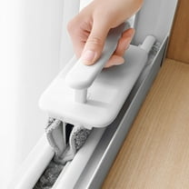 Multi-Functional Window & Door Groove Cleaning Brush | Hard-To-Reach Corner & Crevice Cleaner | Plastic Cleaning Tool for Tracks & Sliding Rails