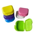 thumbnail image 5 of Retainer Case Denture Storage Box Case Oral Protective Case with Air hole Dry and Breathable Easy to Carry Random Color six, 5 of 5