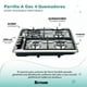 thumbnail image 2 of Parrilla A Gas 4 Quemadores Acero Inoxidable Empotrable, 2 of 6
