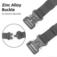thumbnail image 3 of Quick Release Work Belt Tactical Black Men Army Webbing Nylon Military Waistbeltab -120cm/125cm/130cm, 3 of 4